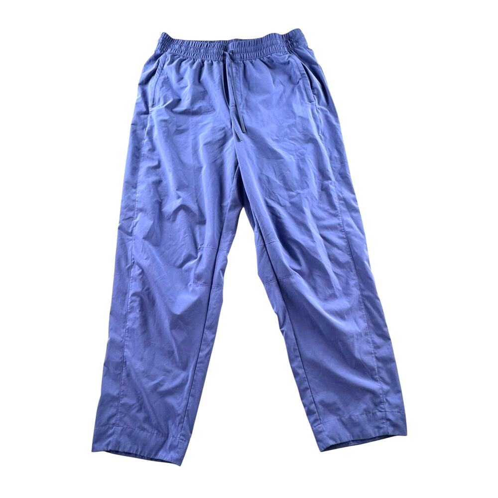 Athleta Arrival Straight Leg Ankle Pant Womens 12T Tall Adonis Purple Stretch